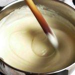 Salsa blanca sin harina apta para celiacos